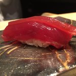 鮨　Shizuku - 千葉県勝浦産延縄マグロ赤身(ヅケ)