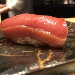 鮨　Shizuku - 千葉県勝浦産延縄中トロ(ヅケ)