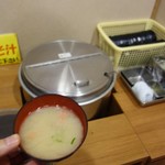 廻る富山湾 すし玉 - 海老の味噌汁