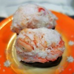 廻る富山湾 すし玉 - オレンジの皿は、410円