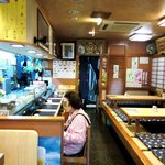 Uogashizushi - 魚河岸寿司 ＠清新町 店内
