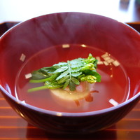 京料理屋 嵐山さくら - 白魚真薯の椀