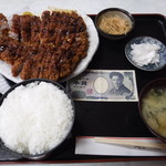 はが乃家 - ジャンボとんかつ定食4