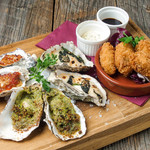 Assortment of 4 types of Oyster