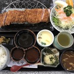 とんかつ 馬の背 - ロースかつ定食