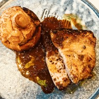 幻の熟成肉　氷室豚のロースト　氷室豚とレンズ豆のソーセージ　シャルキュティエールソース