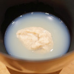 三谷 - 茨城県鹿島産のハマグリのスフレにハマグリの出汁スープ