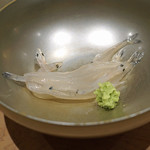 三谷 - 宍道湖の初夏の白魚と淡路島の鯛のエキス