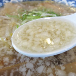 ゆきみ家 - 全然重くありません。3時間かけて脂抜きしたヘルシーな脂なんだそうです。