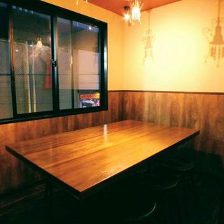 Semi-private seating is also available! You can have a relaxing meal ☆