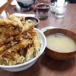 郷土料理　奈辺久 - わかさぎ天丼(750円)