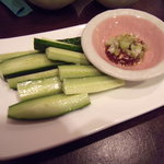 韓国家庭料理　ミン - 韓国風キュウリ