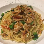 MILLE FIORI - 桜海老と菜の花のアーリオオーリオ スパゲッティー二