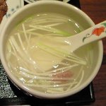 ねぎし - がんこちゃんセット 1100円 のテールスープ