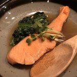 宵ノねこ - 銀鮭の幽庵煮