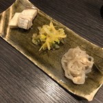 宵ノねこ - ３種のお通しは毎日変わる