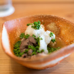 柚木元 - 2018.4 熊花山椒鍋1杯目（ロース）