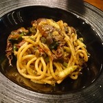 CULACCINO - 蛍烏賊と地物山菜の手打ちスパゲッティ