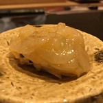 鮓 きずな - 富山県 白海老、卵黄とこのわた