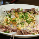 豊栄 - ホタルイカと鯛刺身のサラダ風