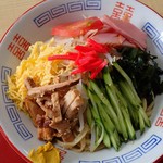 もりなが食堂 - 冷やし中華（平面図）