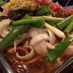 万才橋 - 煮込み開始