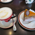 ジェルボー - ドボシュトルタとコーヒー