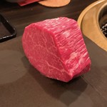 ぶりカツサンド用のシャトーブリアン。美しい！！