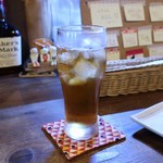 灯 - 麦焼酎のほうじ茶割り