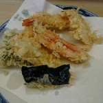 いもや - 天ぷら定食の天ぷら