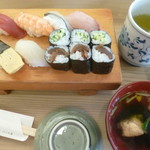 Sushi Zen - '18/04/28 ランチにぎり（税込860円）
