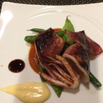 サラマンジェ ド ヨシノ - ムギイカのソテー