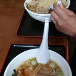 花鳥風月 - パパとヨコ並びで相席で食べました( ・∀・)