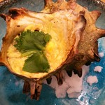 築地寿司清 - サザエの玉子とじ