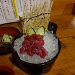 福島酒処會津 桜鍋 鶴我 - 上馬刺し