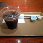 スパッソ 川崎店 - ドリンクセットのアイスコーヒーはいたって普通