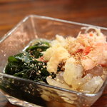 布 - 本日の酢の物盛り合わせ