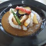 女性が輝くレストランKandy - 揚げ野菜カレー