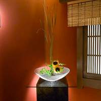 名古屋 浅田 - 玄関にひまわり。