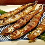 地鶏×鮮魚 個室居酒屋 もみじ庵 - 子持ちししゃも焼き 580円＋税