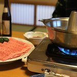 鳥勝牛肉店 - しゃぶしゃぶで