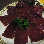 焼肉 松の屋 - レバ刺（'11/4）