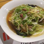 Inakaya - 1804_Inakaya-田舎屋-_Negi Ramen+Pork Katsudon@78,000Rp(ネギらーめん、豚カツ丼)