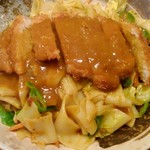 おぎ野 - カツカレー焼ききしめん