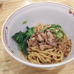 Golden Lamian - 1804_Golden Lamian City Walk_Free Flow Ocha@32,727Rp 　Lamian Kecap Ayam Jamur(鶏まぜそば)