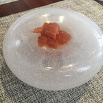 トーキョー シノワ 神子 - クラゲの頭の赤酢漬け