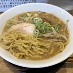 椋嶺 - 縮れ太麺