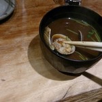 喜多郎寿し - 貝の赤出汁