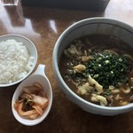 得正 - カレーうどん セット♪  お昼限定 550円♪