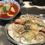 麺屋武蔵 巌虎 - 「ラクレッドカレーつけ麺」1,200円